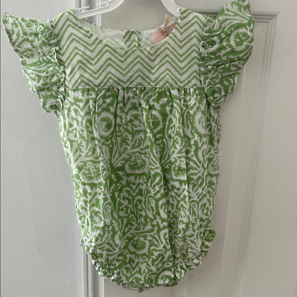 Green Patterned Girls Bubble